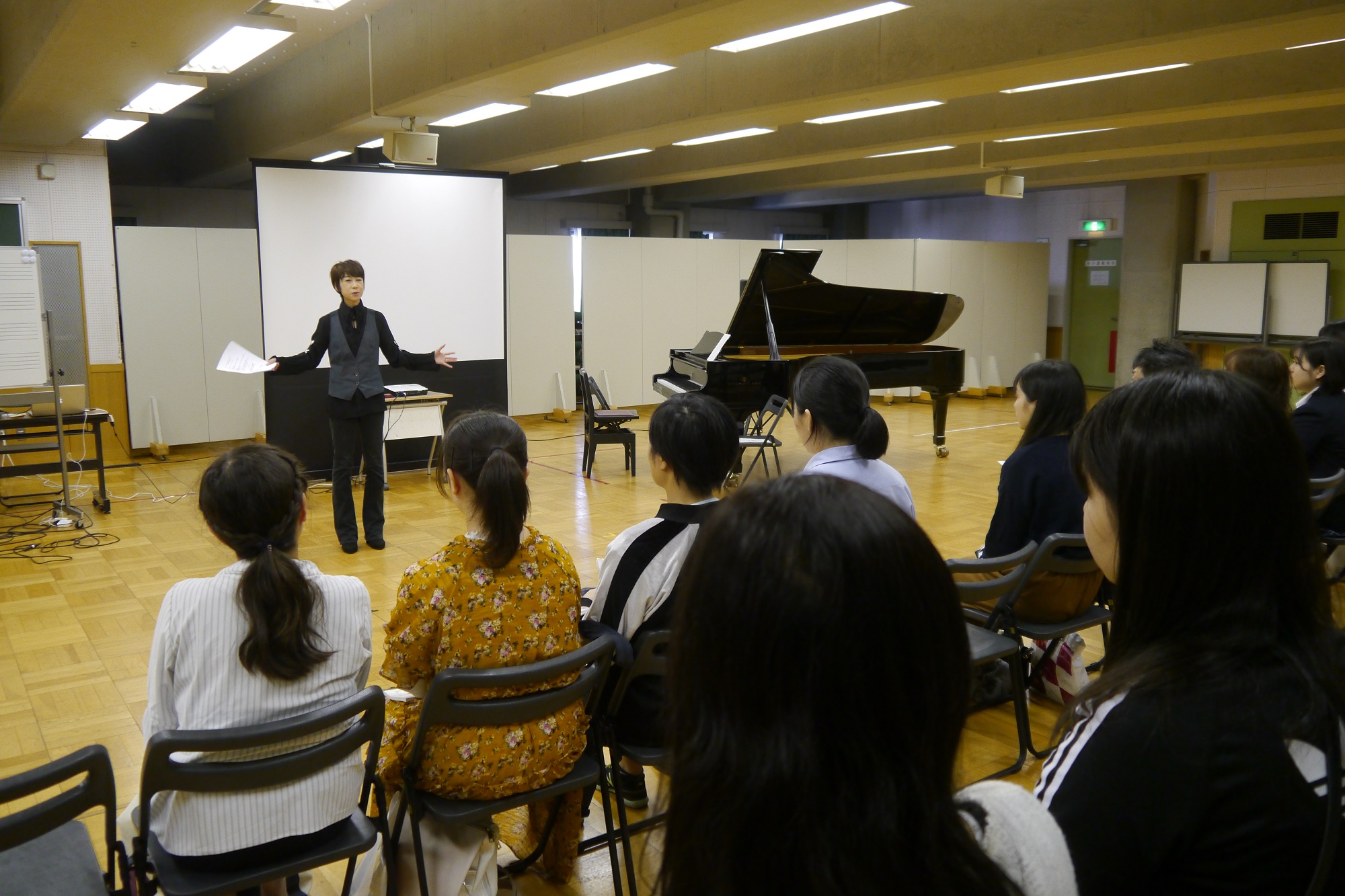 東邦音楽大学PACSプロモーション概要説明の様子