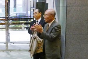 松浦晃一郎氏（第8代ユネスコ事務局長）が文京キャンパスに来校されました。